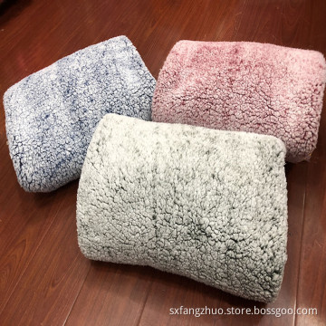 perforated mesh lamb sherpa  fabric